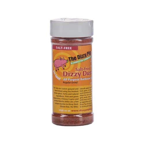 Dizzy Pig SALT FREE "Dizzy Dust" BBQ Rub 8 oz.
