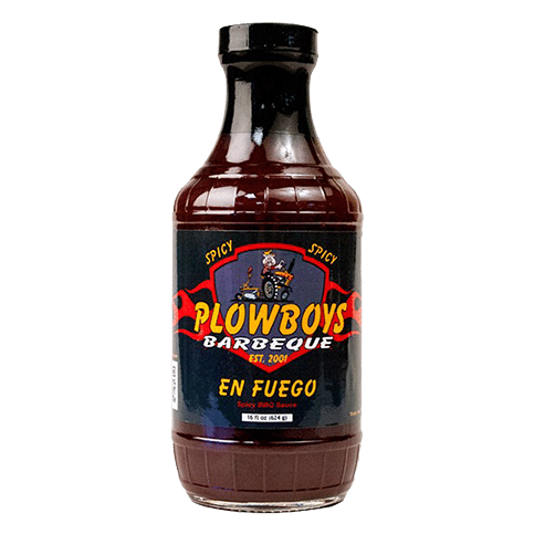 Plowboys BBQ En Fuego Spicy Sauce 16 oz.