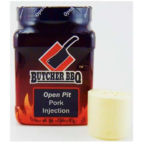 Butcher BBQ Open Pit Flavored Pork Injection 16 oz.