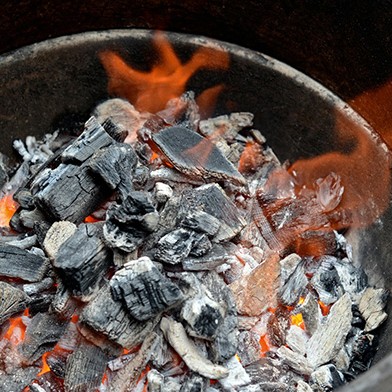 Hot coals of rockwood lump