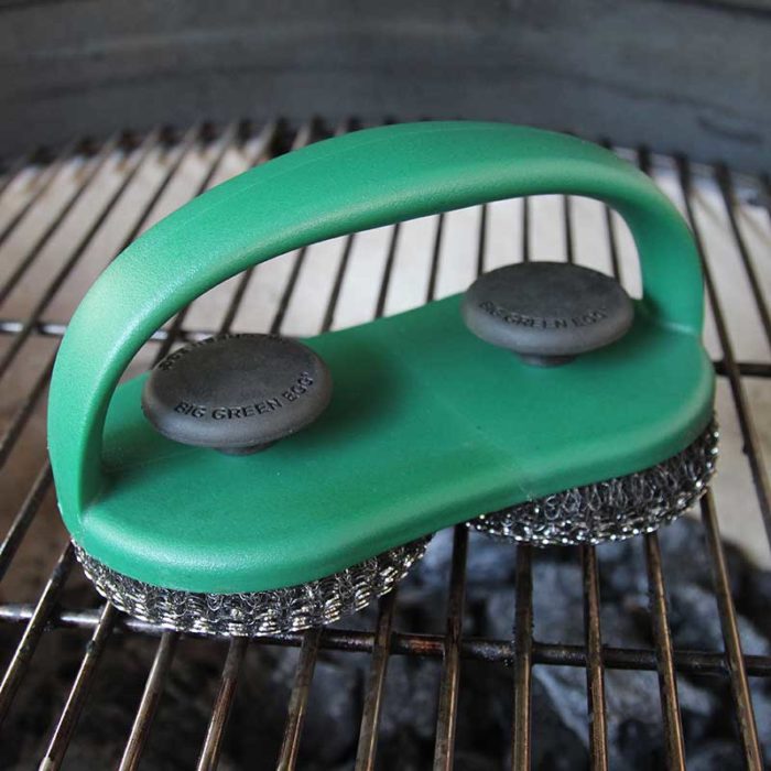 Big Green Egg Dual Head Grill and Pizza Stone Scrubber